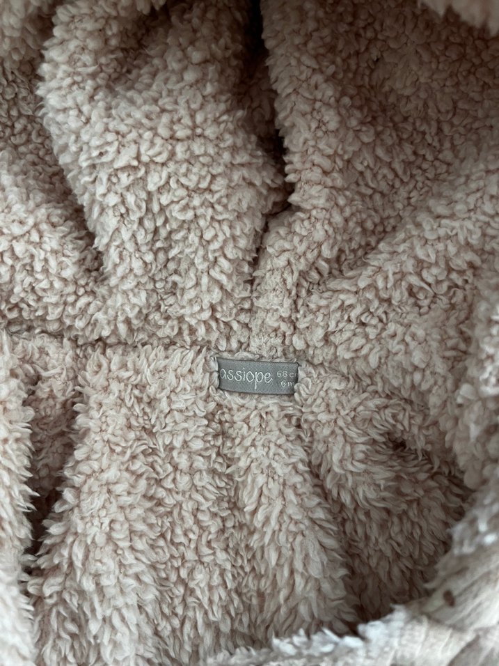 Pembe Kapüşonlu Bebek Tulum - Görsel 3