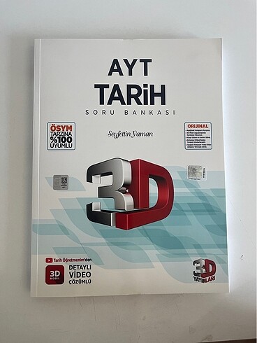 AYT TARİH 3D SORU BANKASI