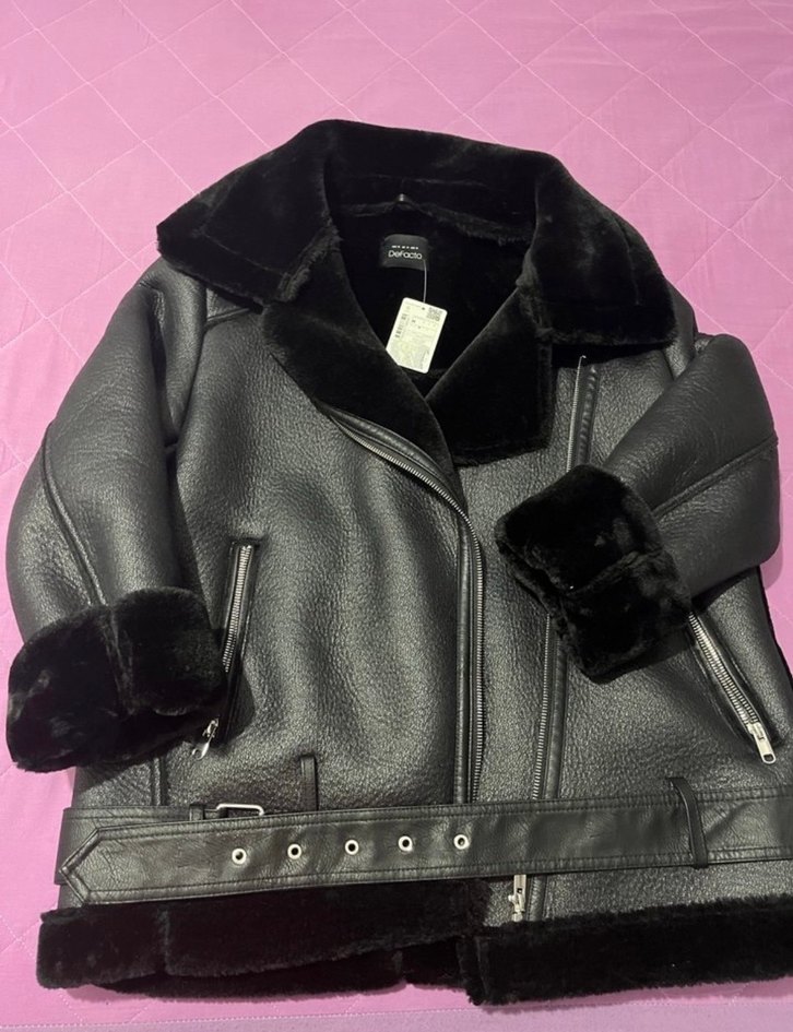 Deri Biker Ceket - Görsel 2