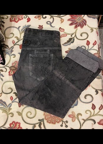 Old Cotton Cargo Düğmeli Kadın Kot Pantolon