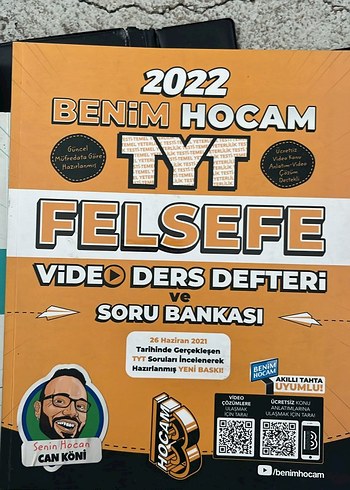 2022 Benim Hocam TYT Felsefe Video Ders Defteri ve Soru Bankası