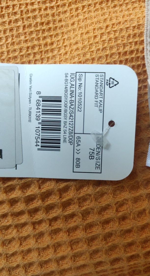 Bej Desteksiz Sütyen 75B 34B Non Push Up
My first bra - Görsel 2