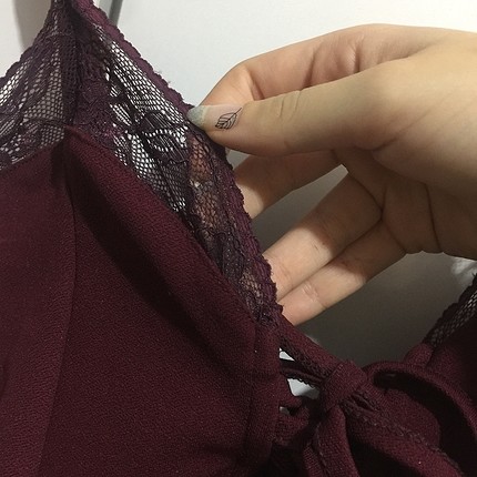 Bershka Bordo bodysuit