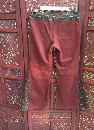 Markasız Ürün Bohem Kadife Pantolon