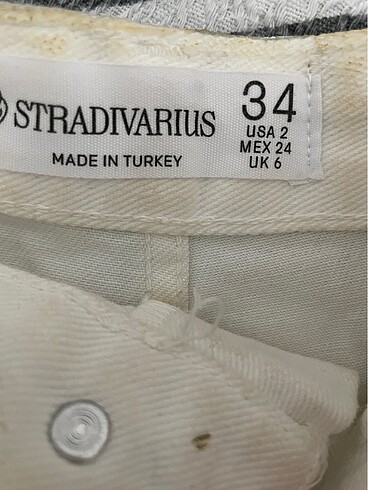 34 Beden stradivarıus şort
