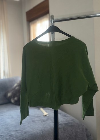 Yeşil Drapeli kız çocuk bolero - Görsel 2