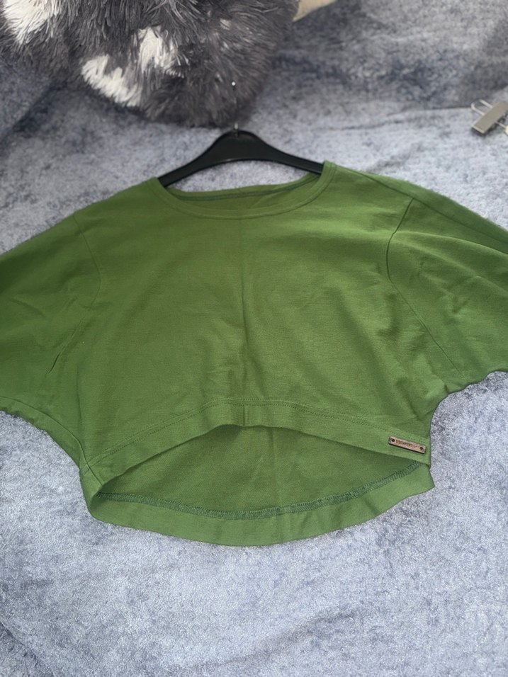 Yeşil Drapeli kız çocuk bolero - Görsel 4