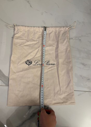 Loro Piana toz torbası - Görsel 3