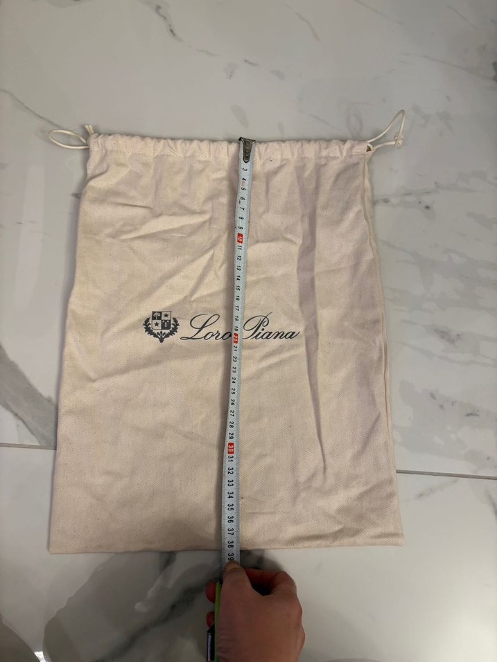 Loro Piana toz torbası - Görsel 3