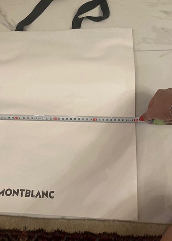 Montblanc karton çanta - Görsel 4