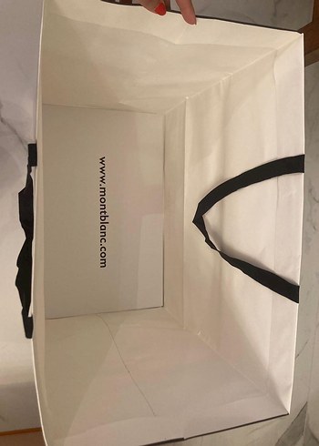 Montblanc karton çanta - Görsel 3