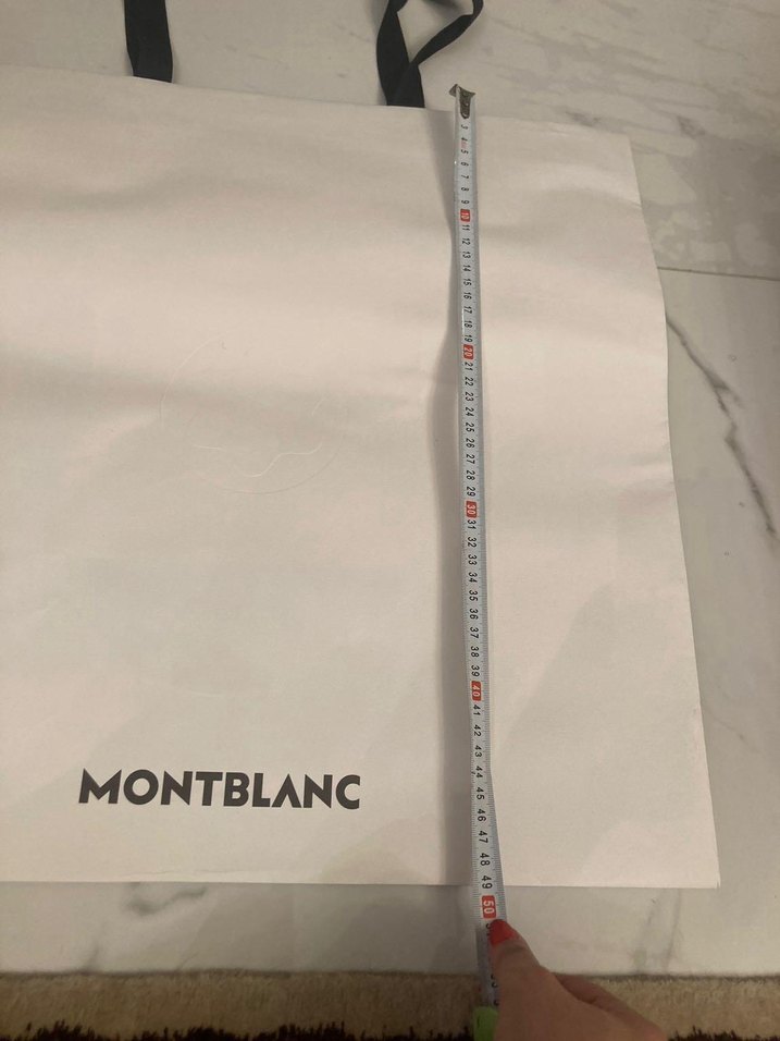 Montblanc karton çanta - Görsel 5