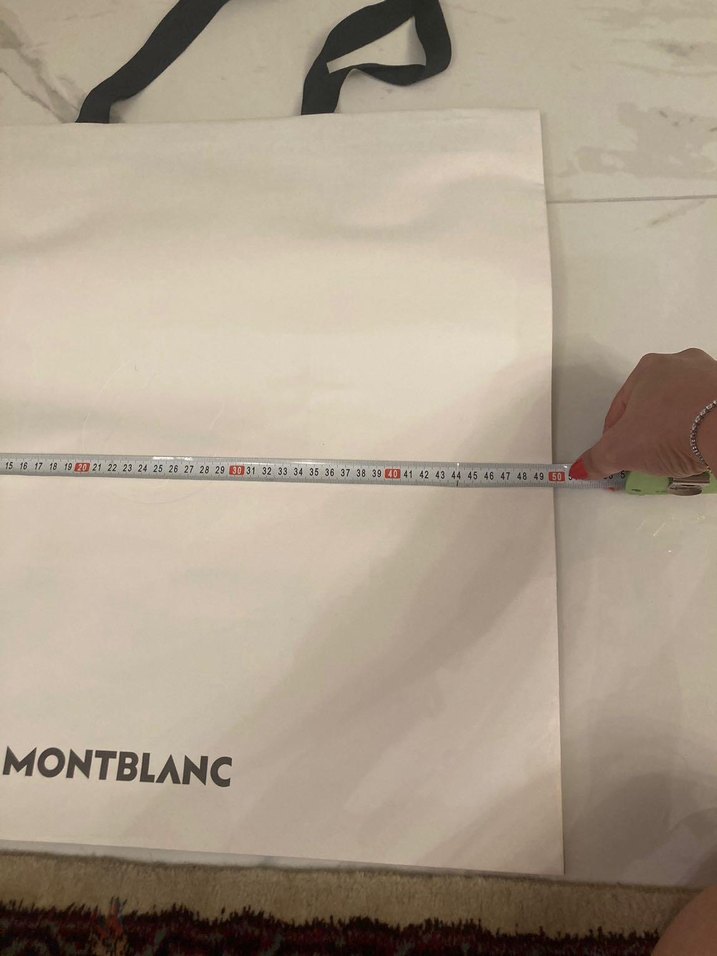 Montblanc karton çanta - Görsel 4