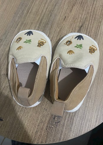 Bej Nakışlı Erkek Bebek İlk Adım Ayakkabısı - Görsel 4