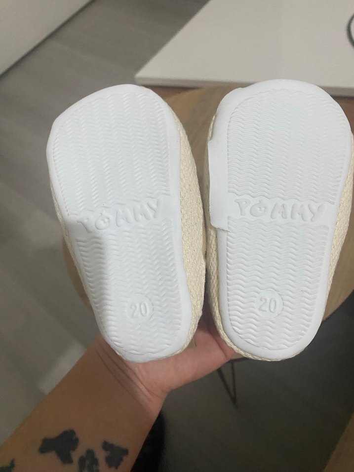 Bej Nakışlı Erkek Bebek İlk Adım Ayakkabısı - Görsel 5