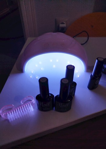 Kalıcı oje seti 6 adet oje var iki defa anca kullandım - Görsel 2