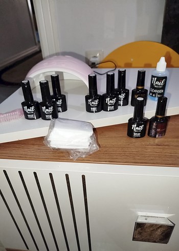 Kalıcı oje seti 6 adet oje var iki defa anca kullandım - Görsel 9