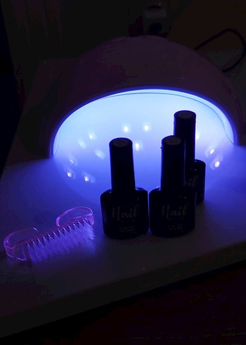 Kalıcı oje seti 6 adet oje var iki defa anca kullandım - Görsel 12