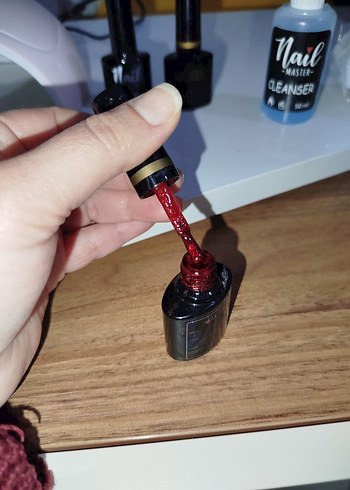 Kalıcı oje seti 6 adet oje var iki defa anca kullandım - Görsel 10