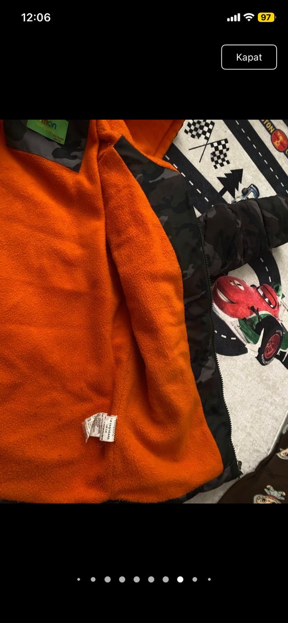 Orijinal ürün Erkek çocuk Kapüşonlu Mont 7 8 yaş - Görsel 4