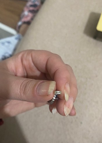 925 ayar Mavi Taşlı Mini Kolye Ucu - Görsel 6