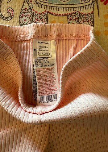 LC Waikiki LCW Pembe Piliseli Bebek Kız Takımı