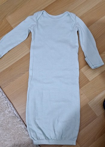 Uzun Kollu Gri Bebek Hastane Tulumu - Görsel 3