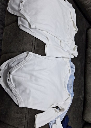 Bebek Erkek Kısa Kollu Pamuklu Body - Görsel 5