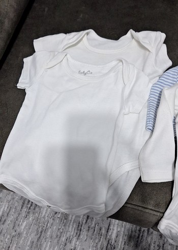 Bebek Erkek Kısa Kollu Pamuklu Body - Görsel 4