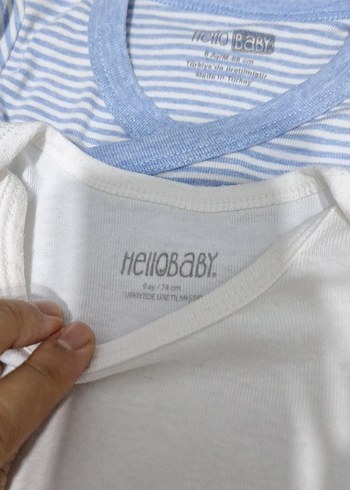 Bebek Erkek Kısa Kollu Pamuklu Body - Görsel 8