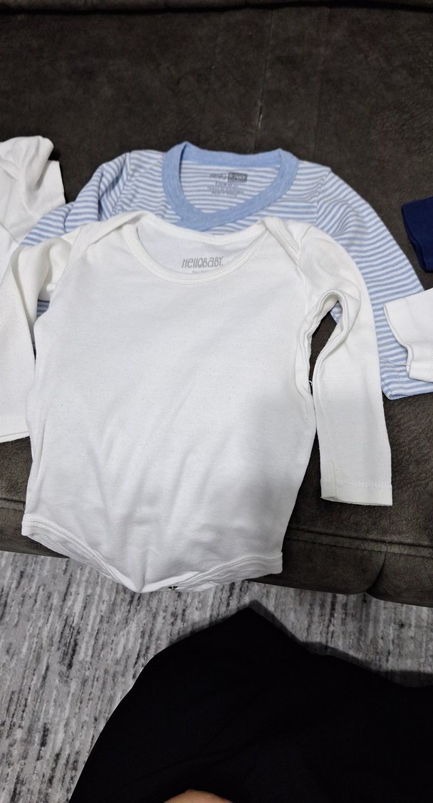 Bebek Erkek Kısa Kollu Pamuklu Body - Görsel 3