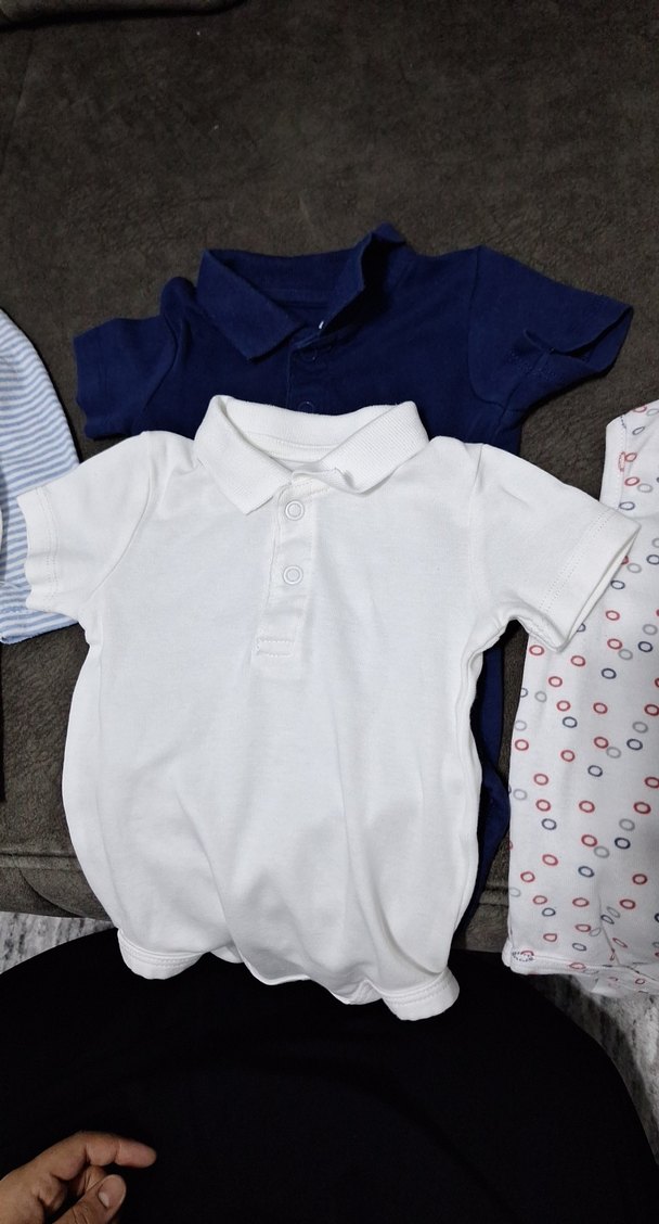 Bebek Erkek Kısa Kollu Pamuklu Body - Görsel 2