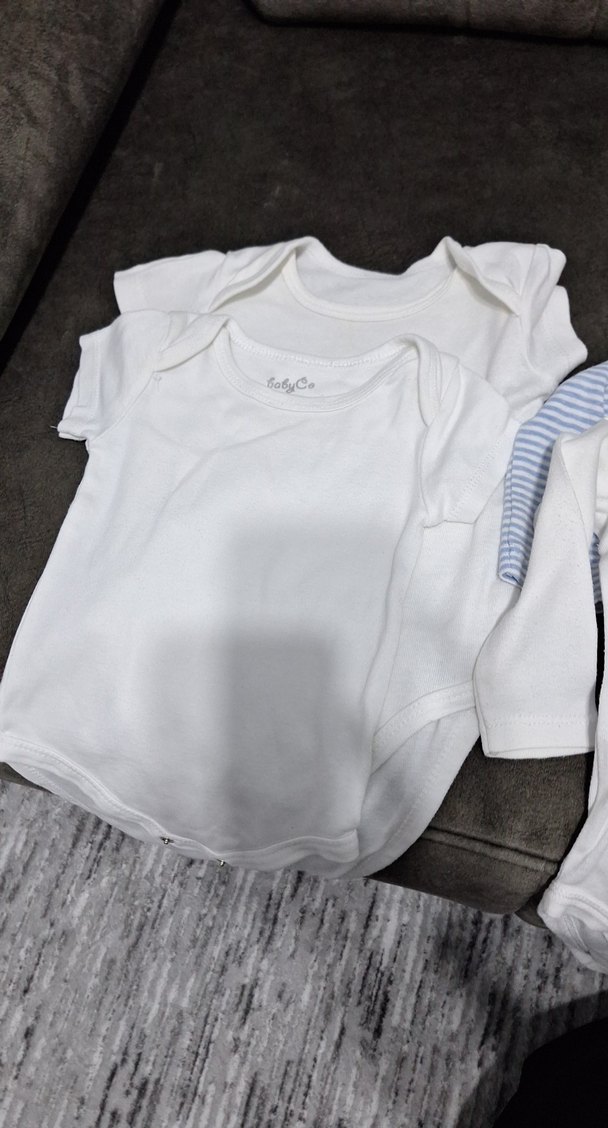 Bebek Erkek Kısa Kollu Pamuklu Body - Görsel 4