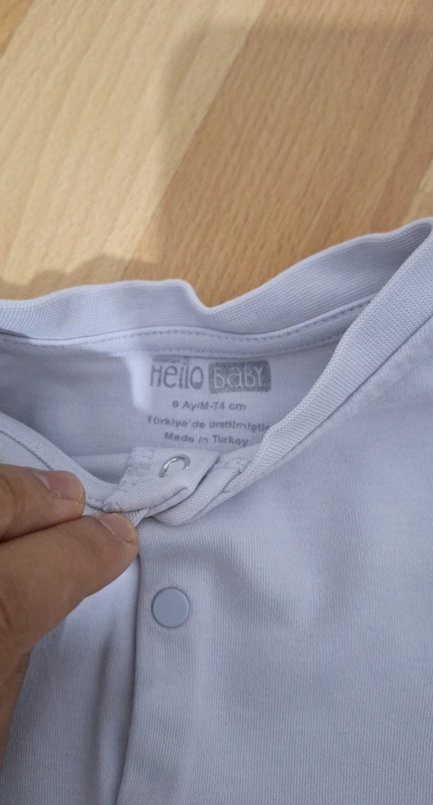 Mavi Düğmeli Erkek Çocuk Hırka 2 adet - Görsel 2