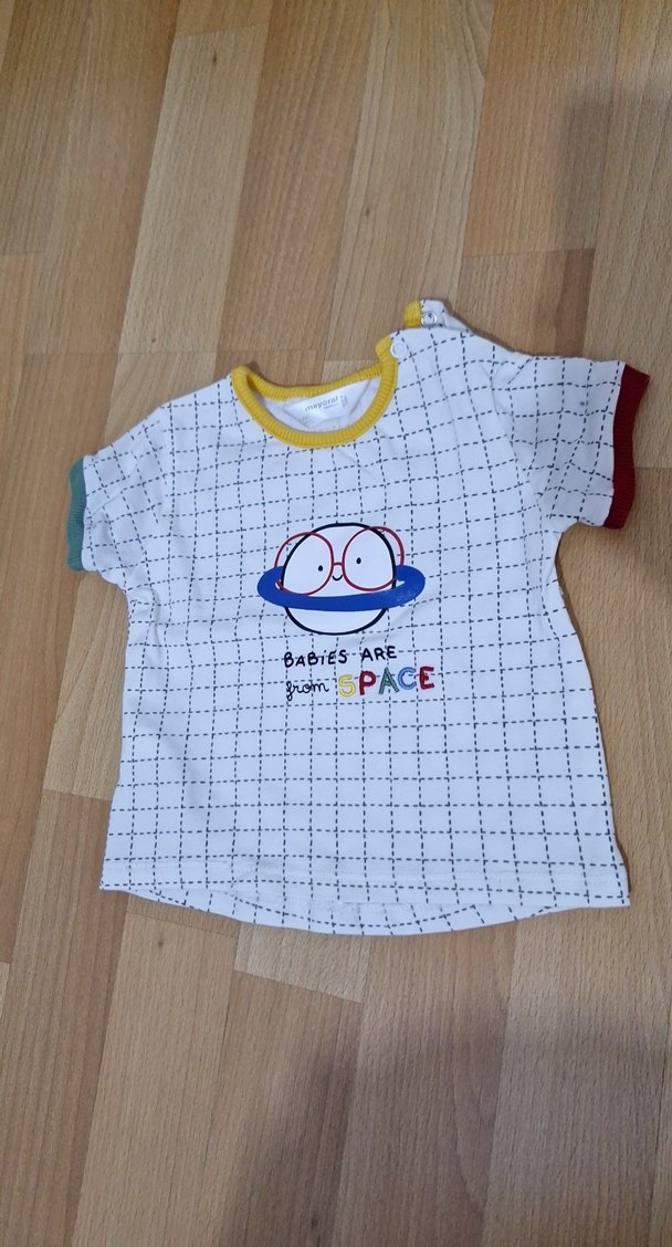 Renkli Baskılı Bebek Erkek Takımı - Görsel 2