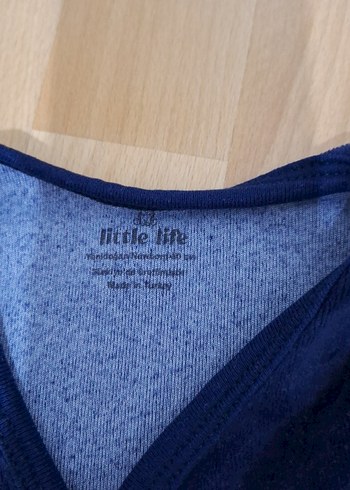 Düğmeli Erkek Çocuk Mavi Yelek - Görsel 2