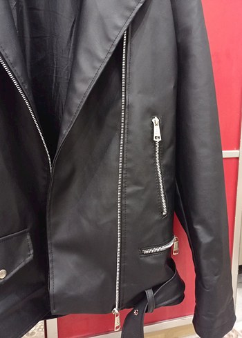 Siyah Deri Ceket - Görsel 3
