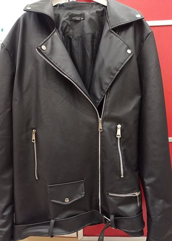 Siyah Deri Ceket - Görsel 2