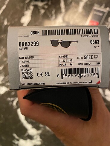 Beden Ray ban orjinal gözlük