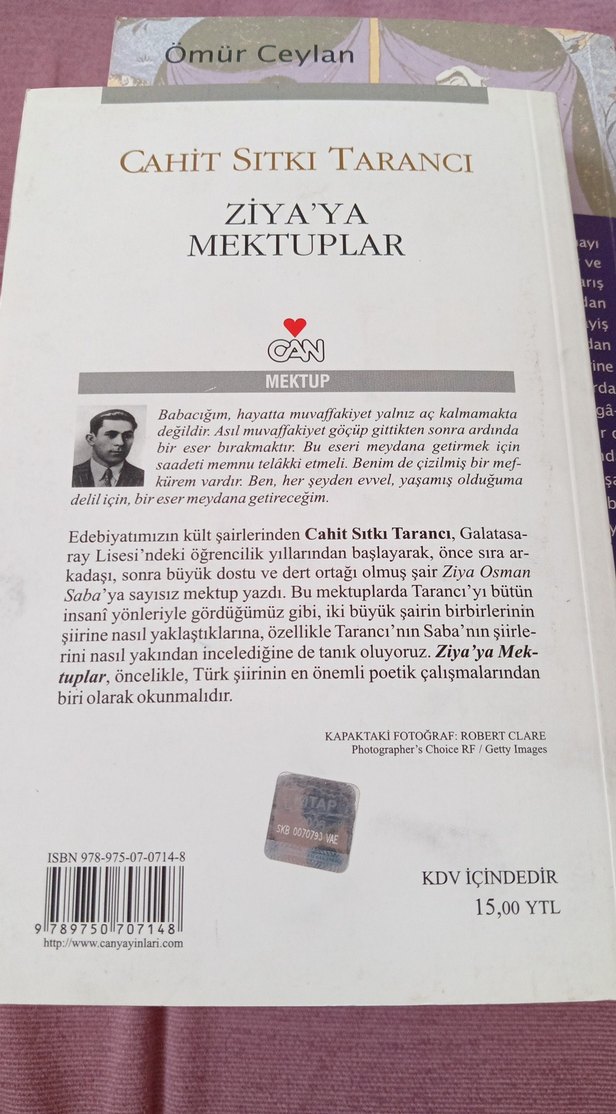 Ziya'ya Mektuplar - Cahit Sıtkı Tarancı - Görsel 2