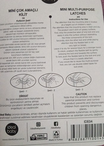 Çocuk Güvenlik Kilidi 8'lı Set Beyaz - Görsel 4