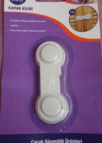 Çocuk Güvenlik Kilidi 8'lı Set Beyaz - Görsel 2