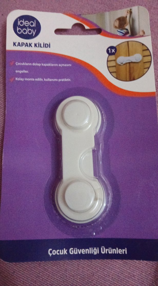 Çocuk Güvenlik Kilidi 8'lı Set Beyaz - Görsel 2