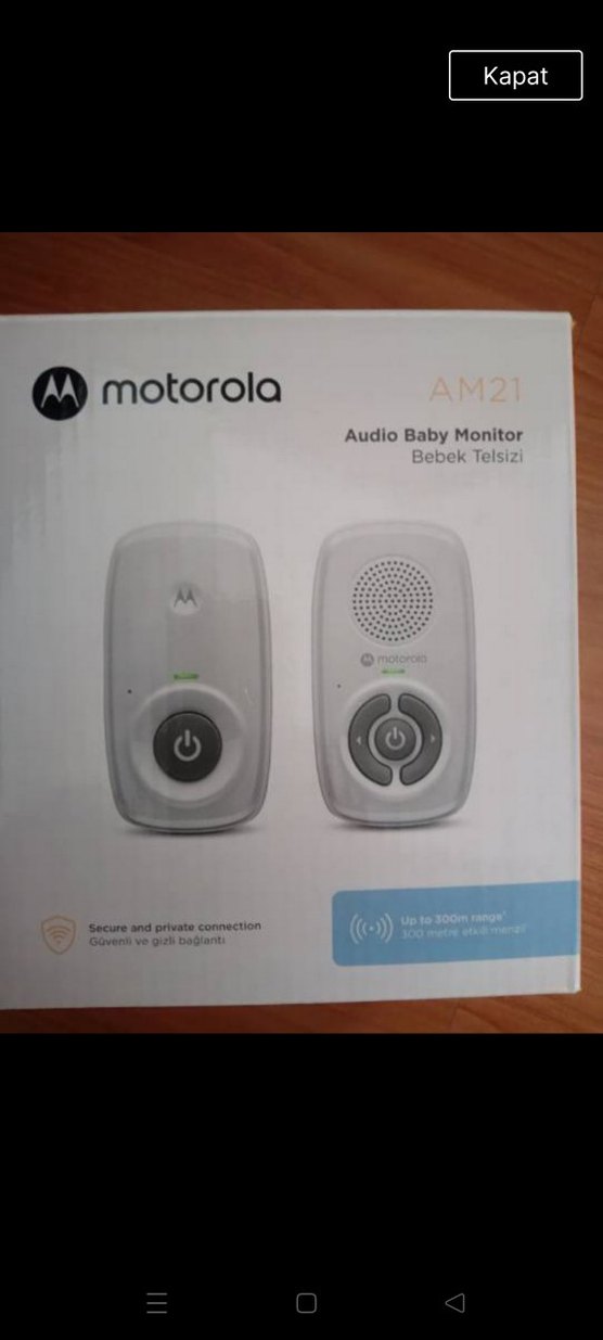 Motorola Beyaz Bebek Telsizi - Görsel 3