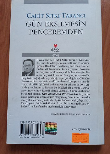 Gün Eksilmesin Penceremden - Cahit Sıtkı Tarancı
