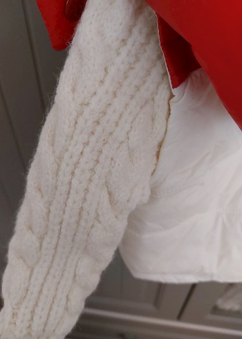 Düğmeli Beyaz Erkek Çocuk Ceketi 3-6 Ay - Görsel 4