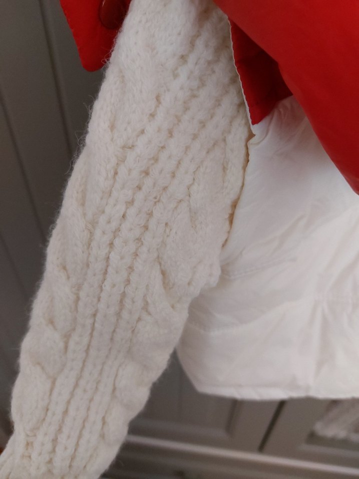 Düğmeli Beyaz Erkek Çocuk Ceketi 3-6 Ay - Görsel 4