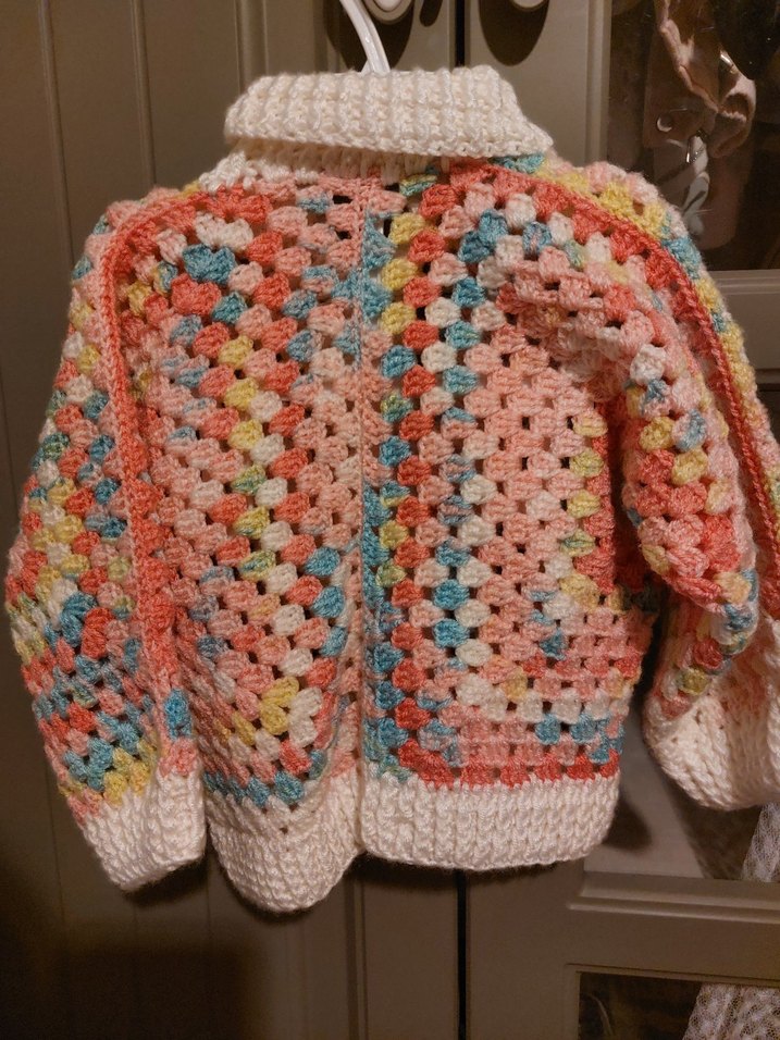 Kız Çocuk Çok Renkli Triko Hırka - Görsel 4