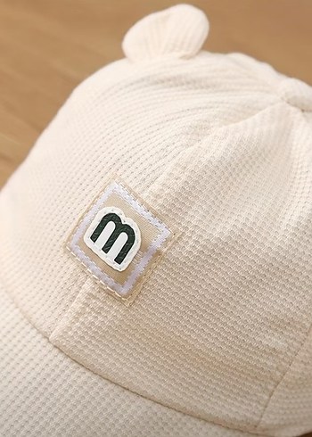 Pembe Nakışlı Örgü Çocuk Şapkası - Görsel 2