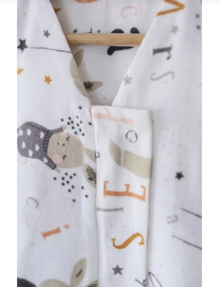 Organik Pamuk Pazen Bebek Uyku Tulumu - Görsel 2